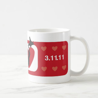 Café バンドエイドマ赤 rojo Bandaid de la taza