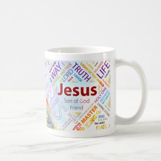 Café 100 nombres de la taza de Jesús