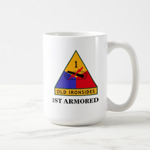 Café 1r Taza de la división acorazada
