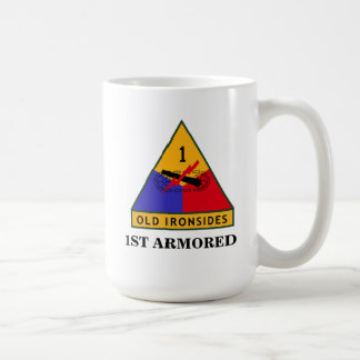 Café 1r Taza de la división acorazada