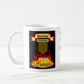 Café 1r Taza de la ofensiva de Vietnam Tet del