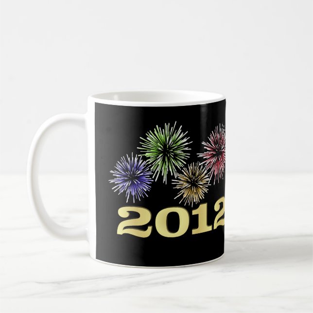 Café 2012 de Noche Vieja de fiesta la taza de los (Izquierda)