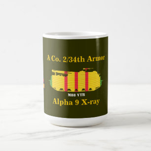 Café 2/34o Armadura, 25tos Inf. Div. Taza de M88 VTR