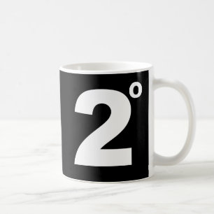 Café 2 grados de taza del cambio de clima
