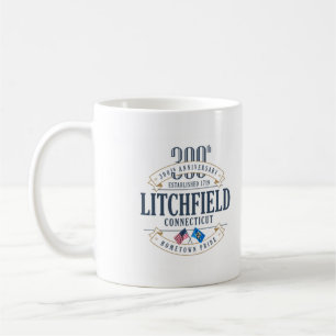 Café 300a taza del aniversario de Litchfield,