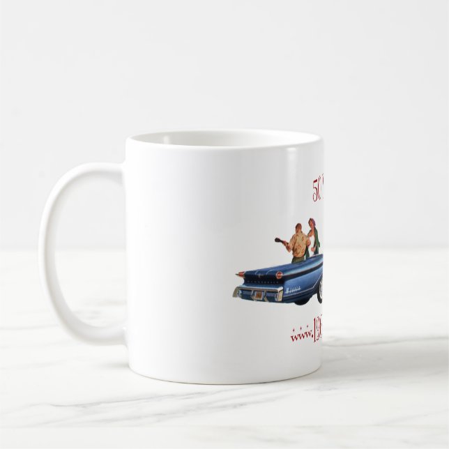 Café 50 años de taza de la diversión (Izquierda)