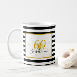 Café 60 y 60.a taza SENSACIONAL del regalo de