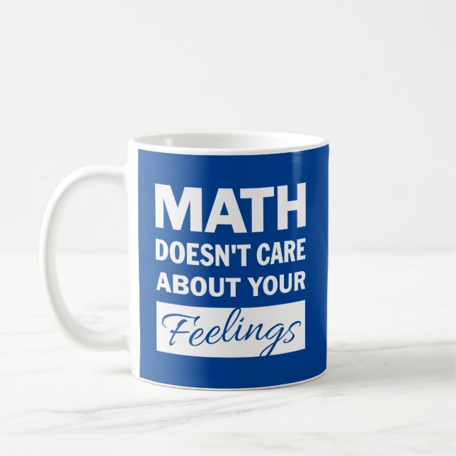 Café A las matemáticas no les importa la taza de texto  (Izquierda)