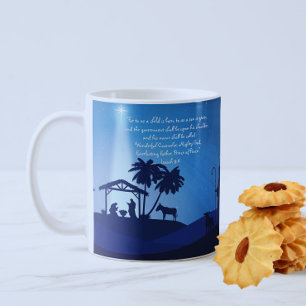 Café A nosotros nos ha nacido un niño Taza de la Nativi