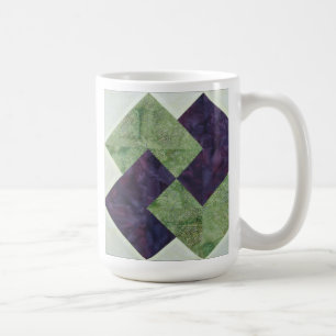 Café Abeja que acolcha en la taza de Quilter del cielo