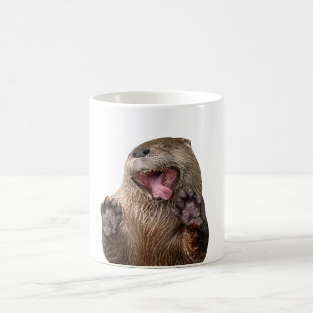 Café ¡Ábrase de par en par! Taza de la nutria (Centro)