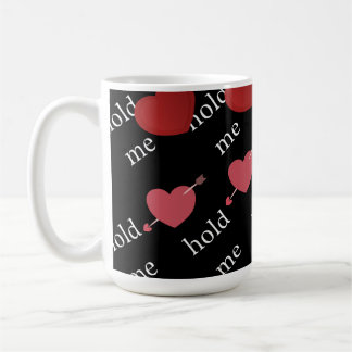 Café "Abrázame" Taza de Corazones Románticos con Estéti