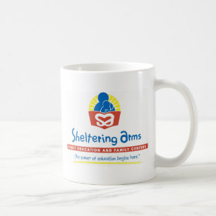 Café Abrigar la taza de los brazos