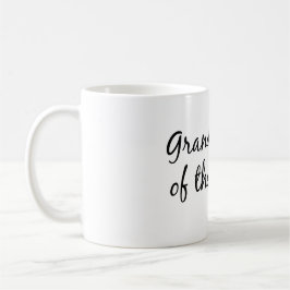 Café Abuela de la taza del novio