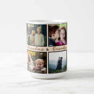 Café Abuela y Abuelo Modernos – Taza Personalizada de 8