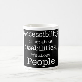 Café Accesibilidad = taza de la gente