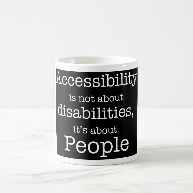 Café Accesibilidad = taza de la gente (Centro)