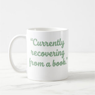 Café Actualmente Recuperándose De Un Libro Taza Diverti
