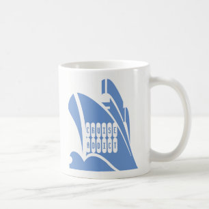 Café Adicto a cruceros. Una taza para amantes de crucer