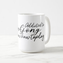 Adicto a la taza de Mahjong