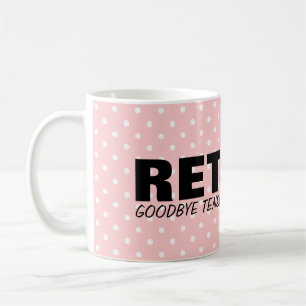 Café ¡Adiós pensión de la tensión hola! Taza del re