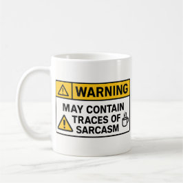 Café Advertencia: Sarcasmo en el Interior – Taza de Ofi