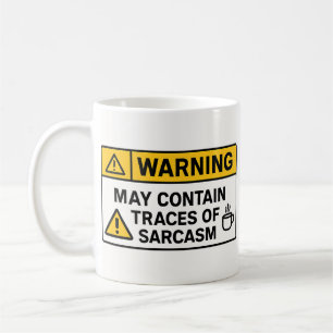 Café Advertencia: Sarcasmo en el Interior – Taza de Ofi
