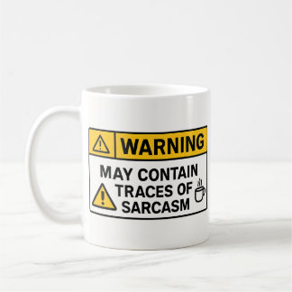Café Advertencia: Sarcasmo en el Interior – Taza de Ofi