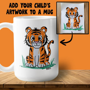 Café Agrega la obra de arte de tu hijo a una taza de ca