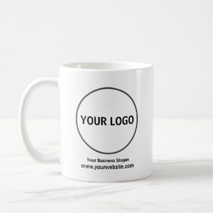 Café Agrega tu logo, Taza de la empresa, 