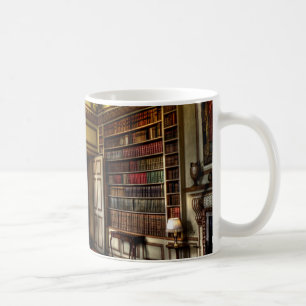 Café Ahorre la taza de las bibliotecas