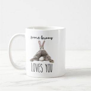 Café Algun conejo te ama – Taza de conejo lindo para fa