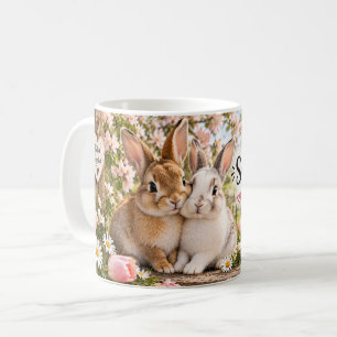 Café Alguno conejo para amar Taza de conejo