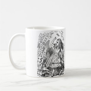 Café Alicia en taza del país de las maravillas