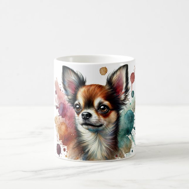 Café 🐾 Amantes de Chihuahua, ¡esta taza es para ti! 🐾 (Centro)