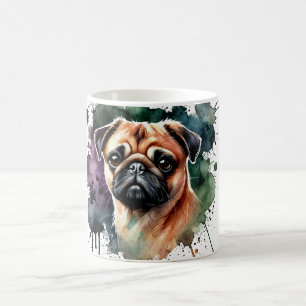Café 🐾 Amantes de Pug, ¡esta taza es para ti! 🐾