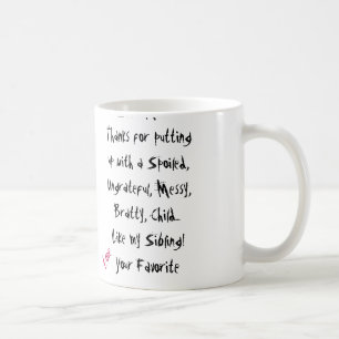 Café ¡Ame a su favorito! Taza de la mamá