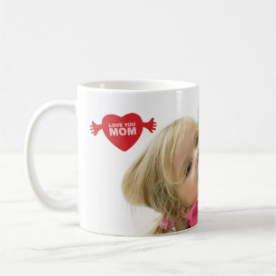 Café Ámele taza de la foto de la mamá