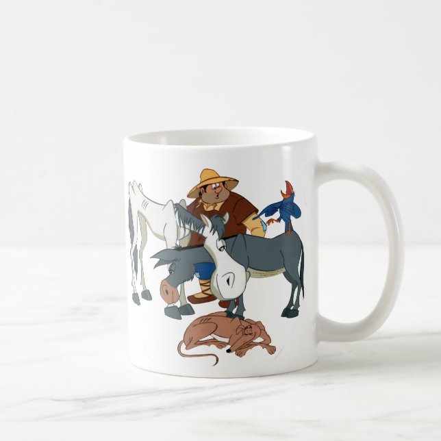 Café AMIGOS DE DON QUIJOTE - 400 Años - taza de (Derecha)