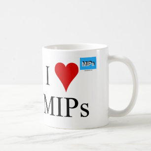 Café Amo la taza 2 de las MIPS