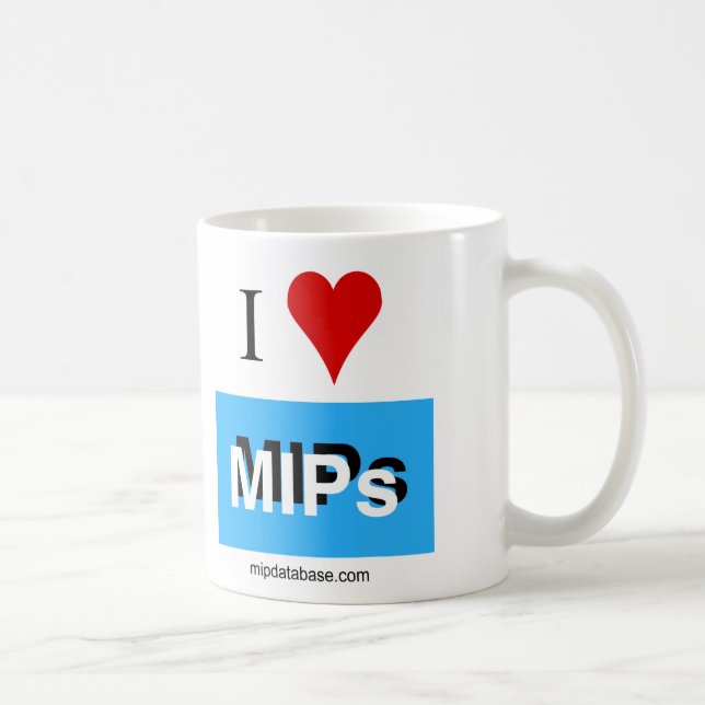Café Amo la taza 3 de las MIPS (Derecha)