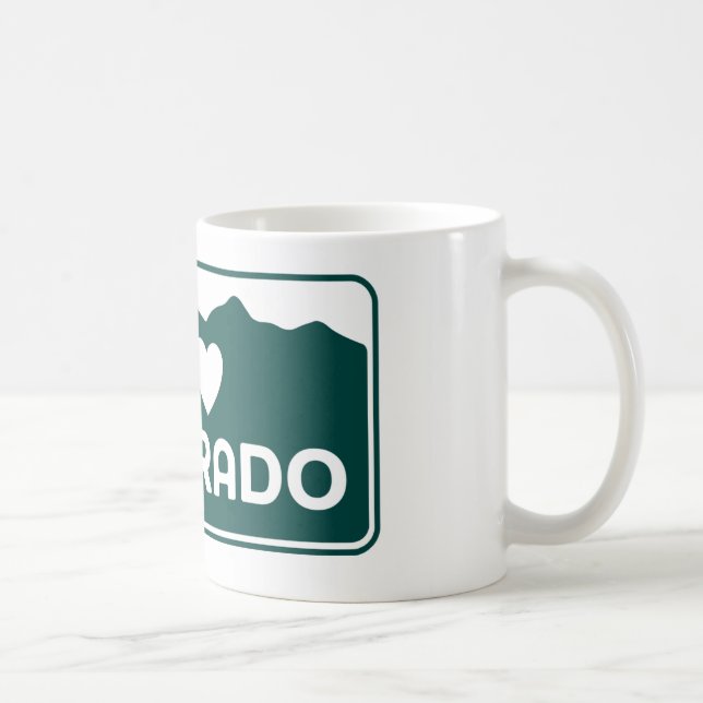 Café Amo la taza de Colorado (Derecha)