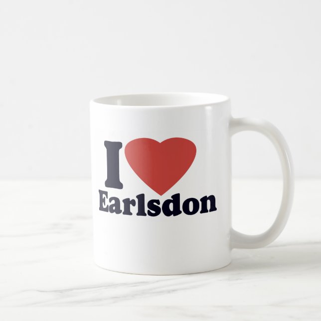 Café Amo la taza de Earlsdon (Derecha)