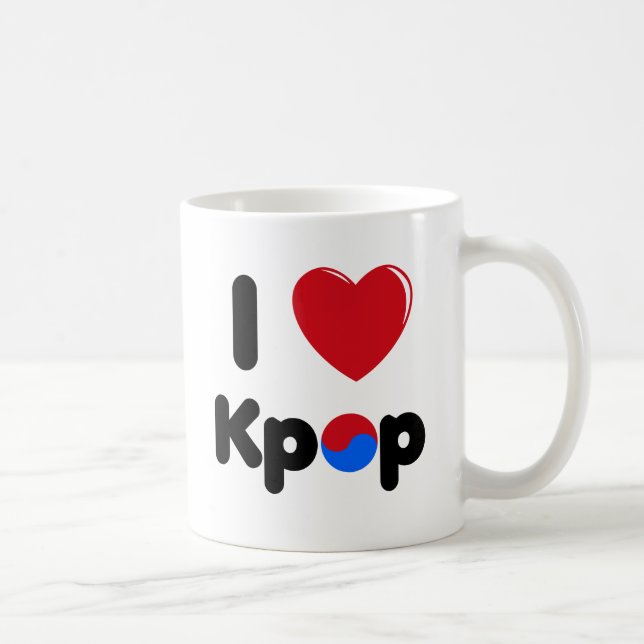 Café Amo la taza de Kpop (Derecha)