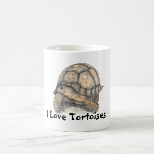 Café Amo la taza de las tortugas