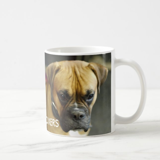 Café Amo la taza de los boxeadores (Derecha)