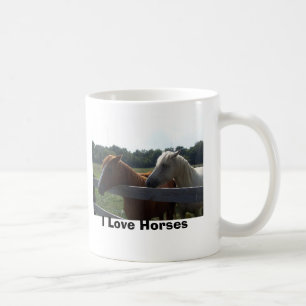 Café Amo la taza de los caballos