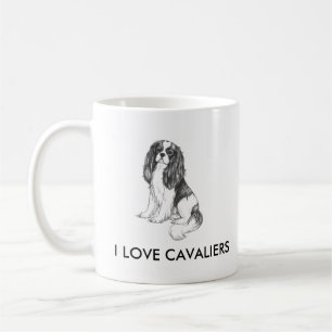 Café Amo la taza de los Cavaliers