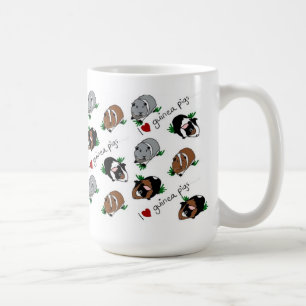 Café Amo la taza de los conejillos de Indias