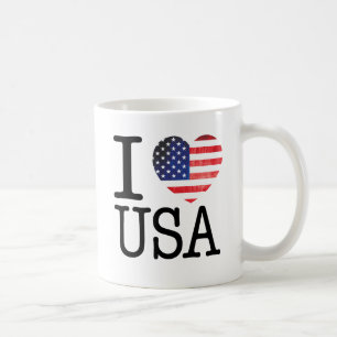 Café Amo la taza de los E.E.U.U.